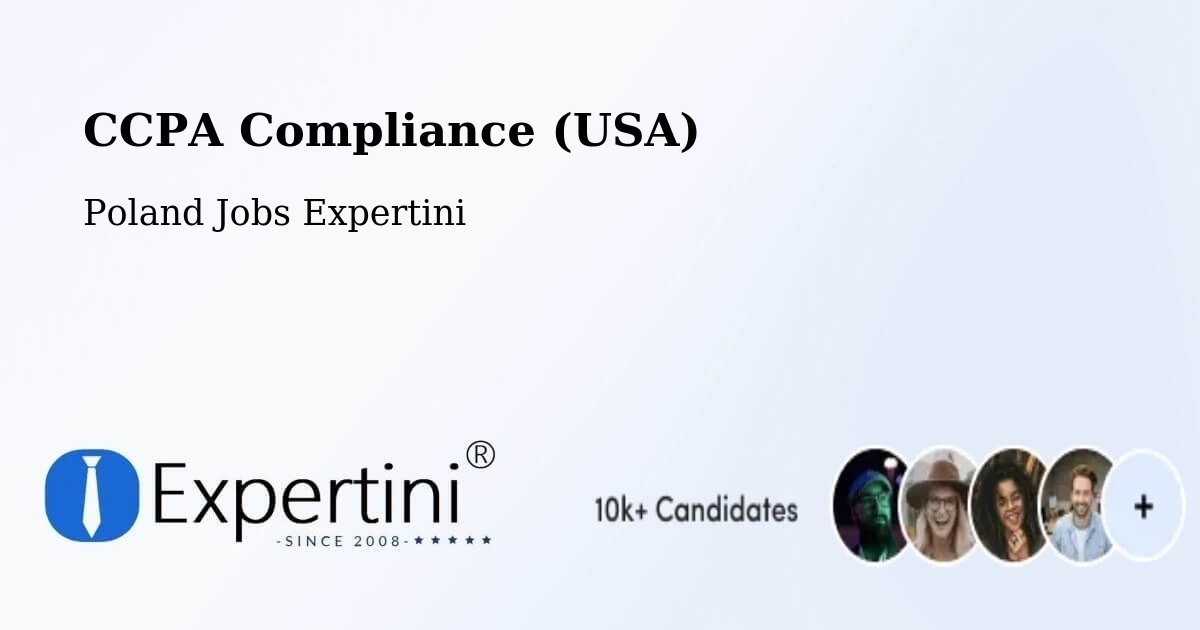 CCPA Privacy Rights & Compliance Notice – Warnice - Poland Jobs Expertini