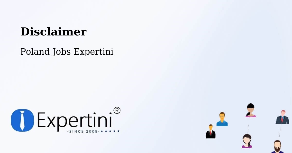 Disclaimer – Warnice - Poland Jobs Expertini