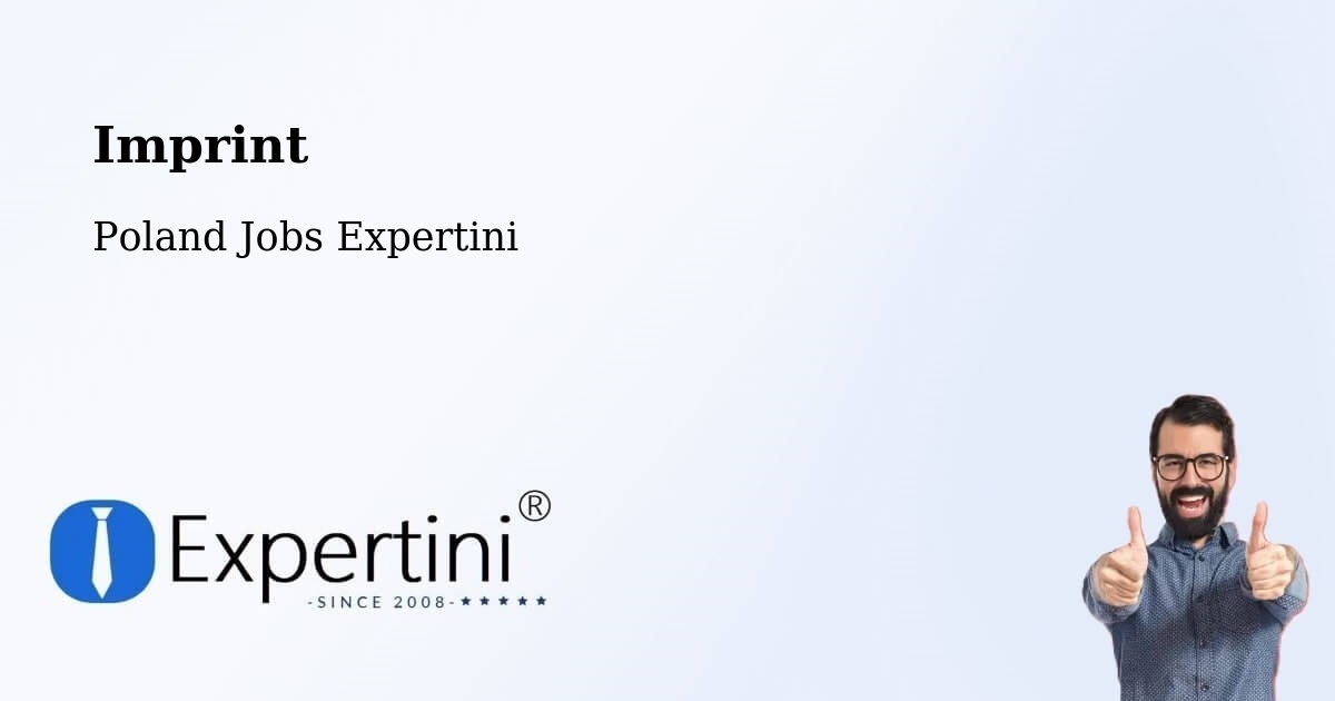 Imprint – Warnice - Poland Jobs Expertini